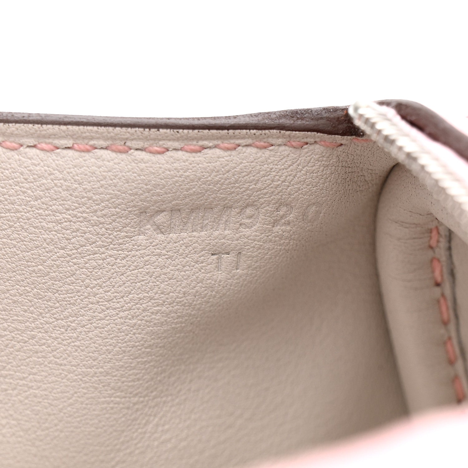 Hermes Taurillon Clemence Verso Mini Lindy 20 Rose Sakura Gris Perle 7 of 10