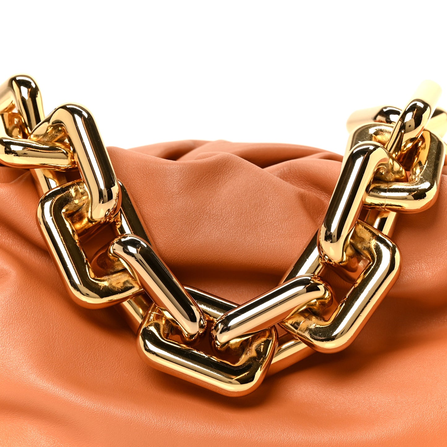 Calfskin The Pouch Chain Clay