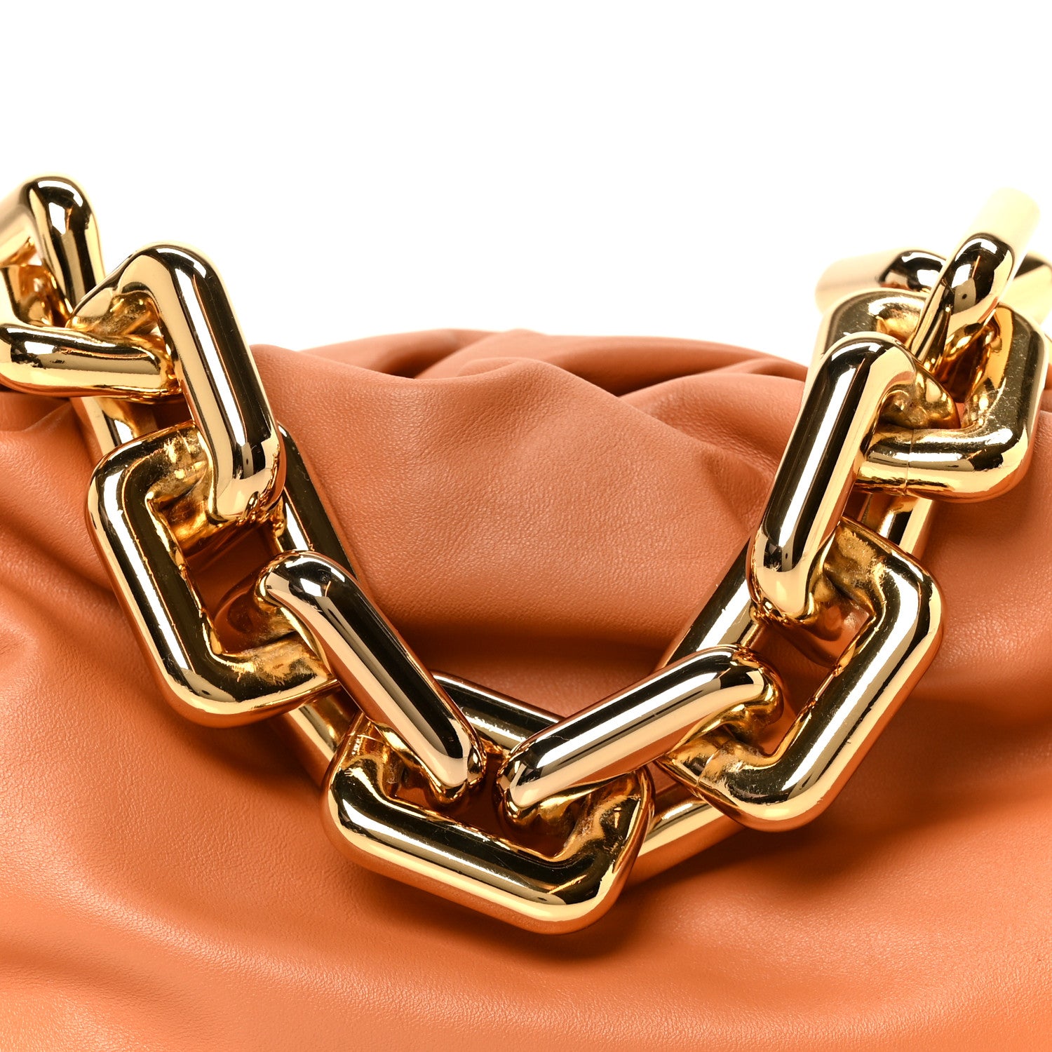 Bottega Veneta Calfskin The Pouch Chain Clay 9 of 11
