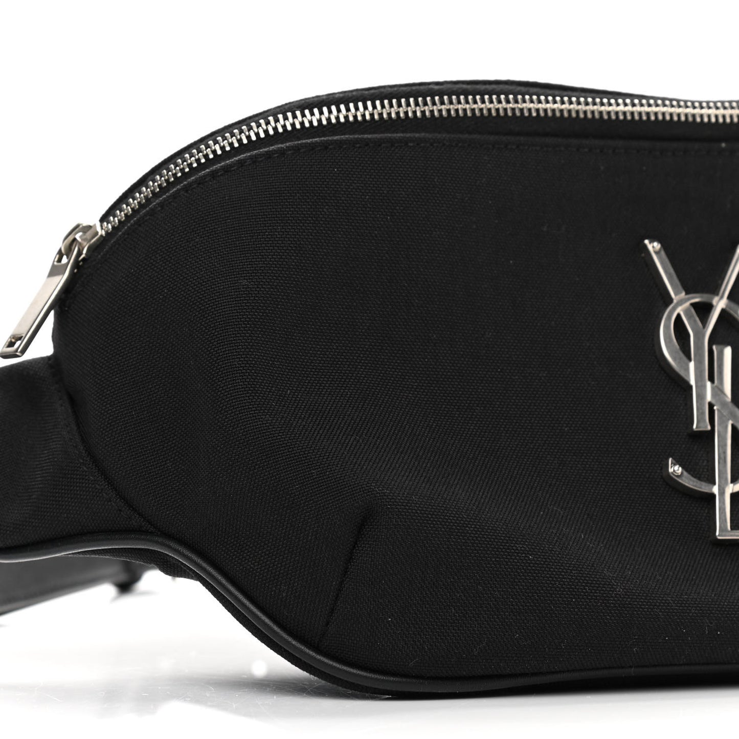 Canvas Monogram Belt Bag Black