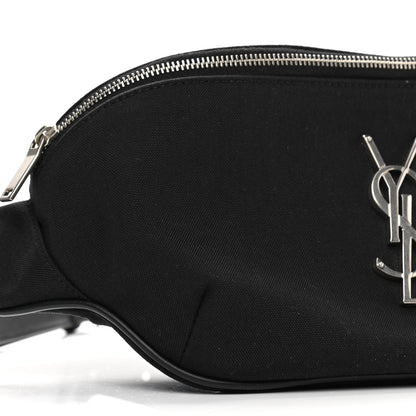 Saint Laurent Canvas Monogram Belt Bag Black 10 of 12