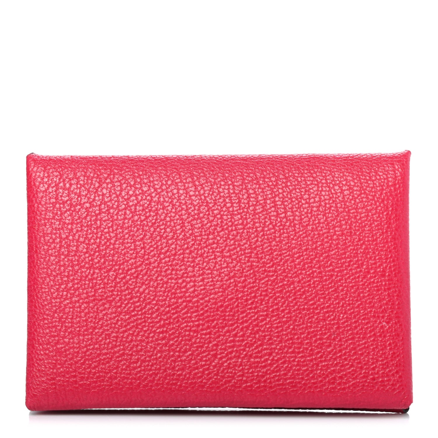 Hermes Chevre Mysore Verso Calvi Card Case Framboise Rouge H 1 of 7