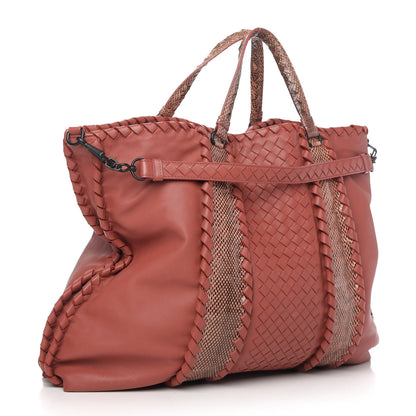 Bottega Veneta Nappa Intrecciato Ayers Convertible Tote Pompei 3 of 10