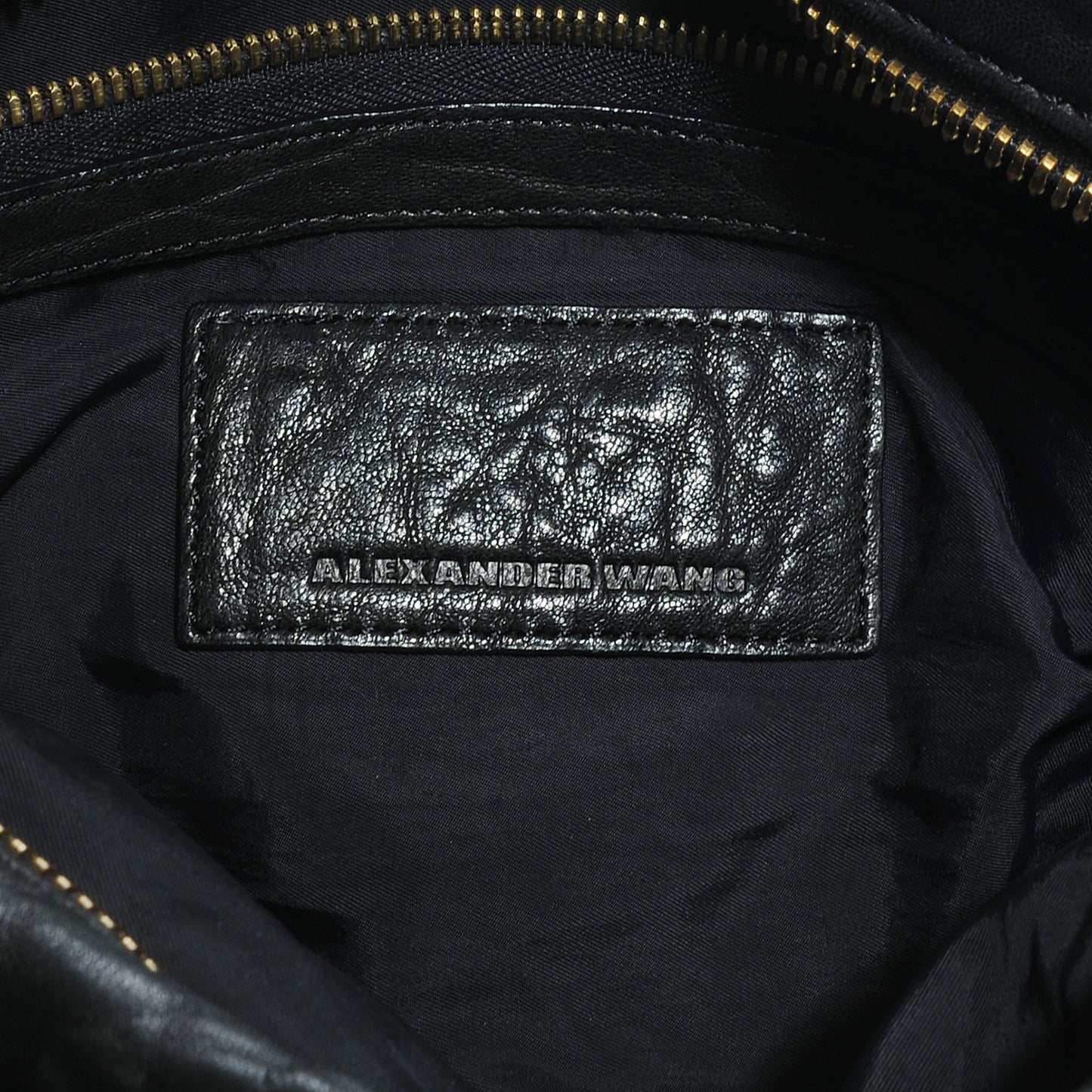 Leather Rocco Duffel Black With Antique Brass Hardware