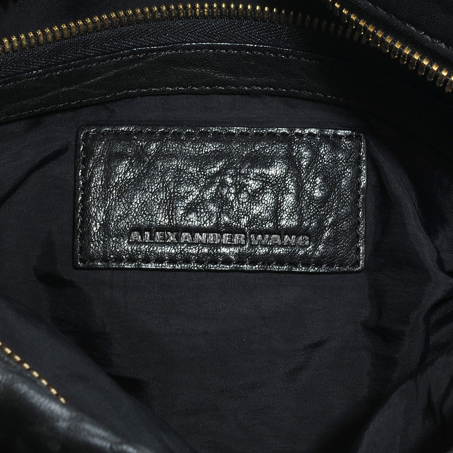 Alexander Wang Leather Rocco Duffel Black With Antique Brass Hardware 6 of 7