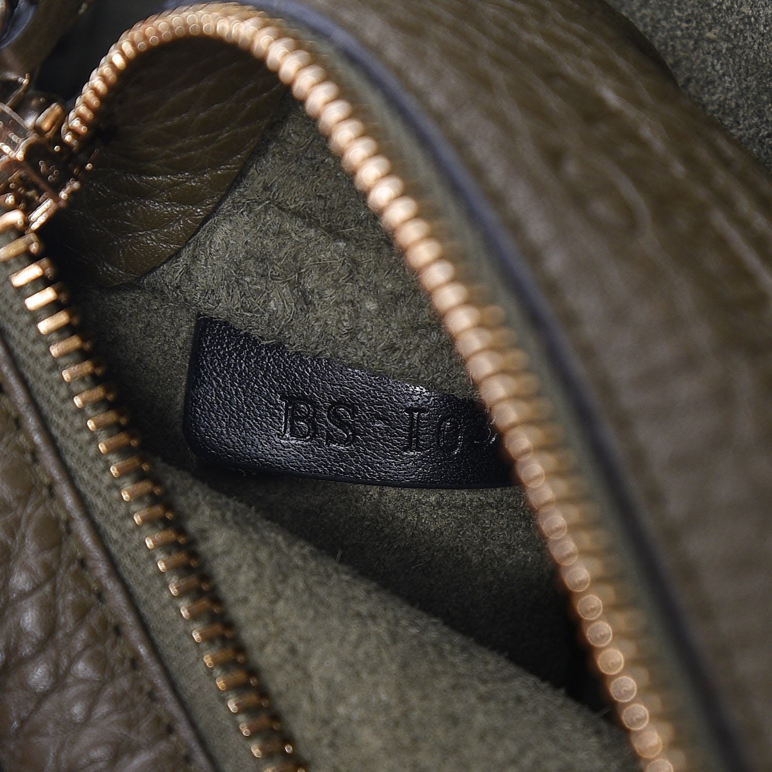 Valentino Garavani Pebbled Calfskin Small Rockstud Tote Army Green 8 of 8