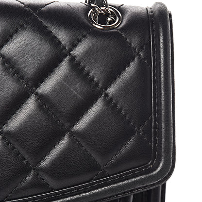 Chanel Lambskin Quilted Large Geometric Flap Black 12 of 17