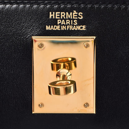 Hermes Box Kelly Retourne 32 Black 20 of 35