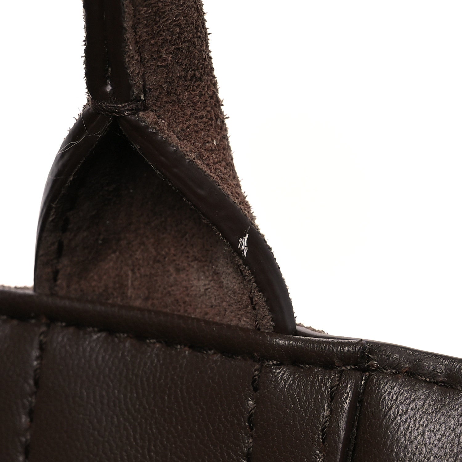 Bottega Veneta Suede Foulard Intrecciato Small Arco Tote Brownie 11 of 12