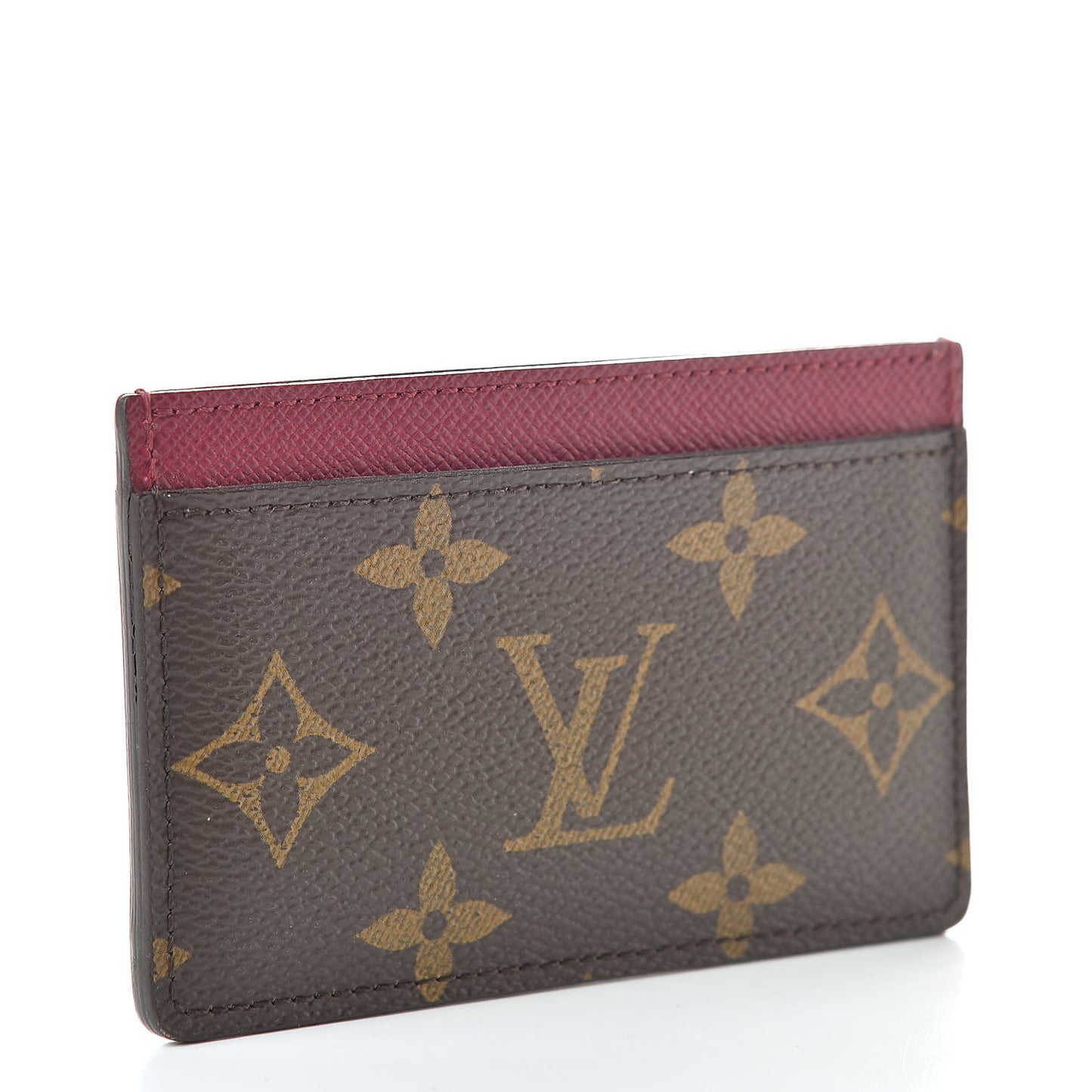 Monogram Card Holder Fuchsia