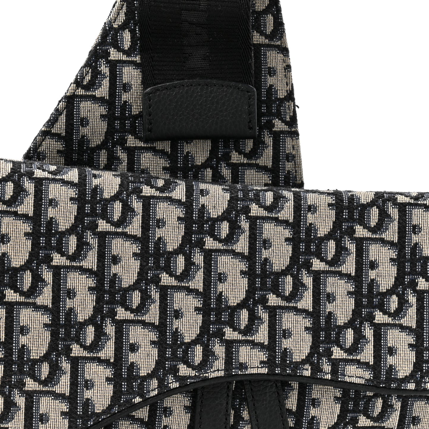 Oblique Mens Saddle Bag Blue