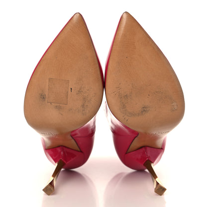 Valentino Garavani Patent Twist Heel 105mm Ankle Boots 36.5 Bouganville 5 of 10
