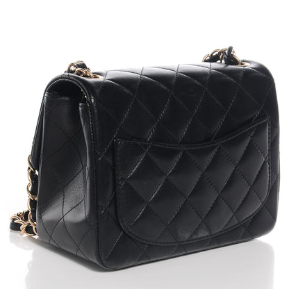 Chanel Lambskin Quilted Mini Square Flap Black 3 of 8
