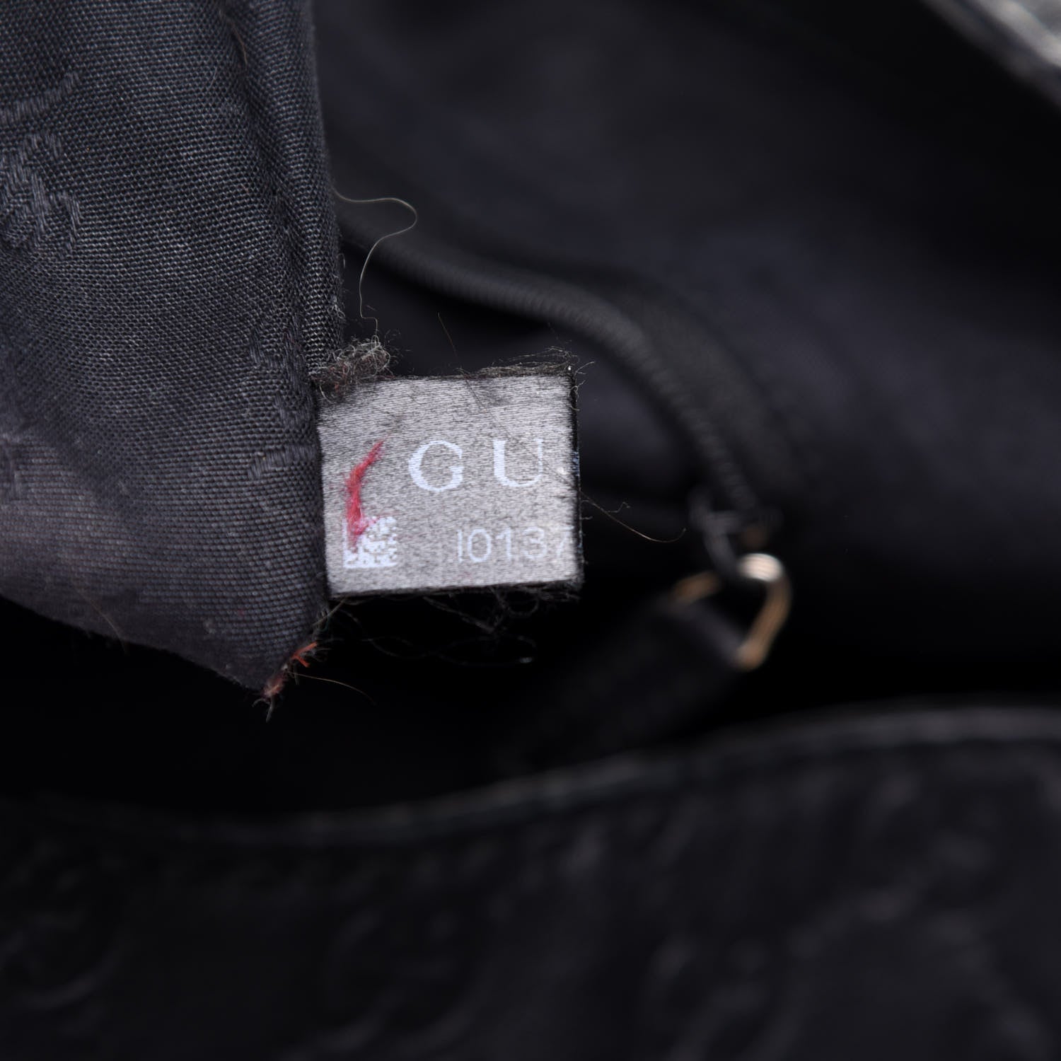 Gucci Guccissima Large New Ladies Web Hobo Black 7 of 14
