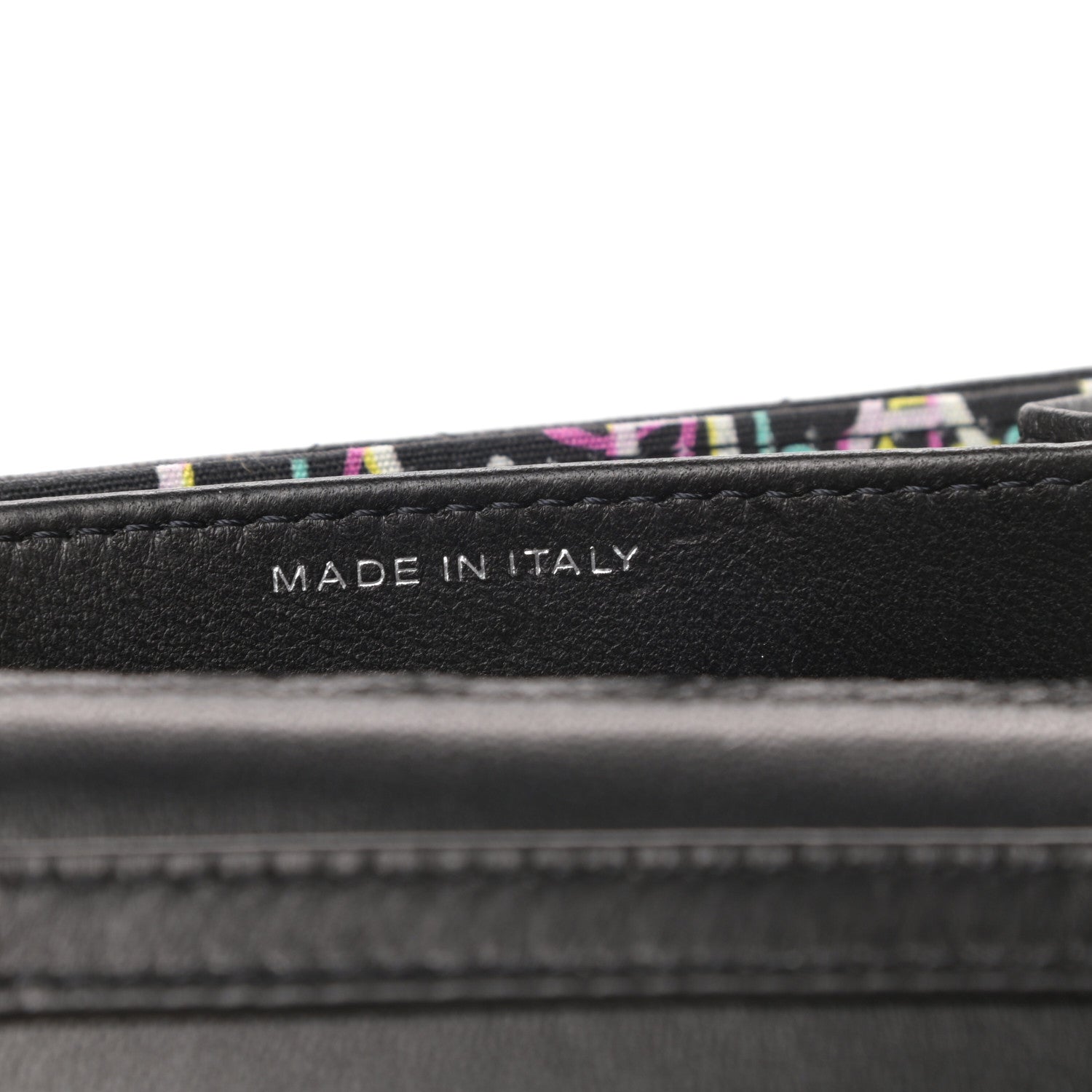 Chanel Lambskin Quilted Clutch With Chain Black 7 of 8