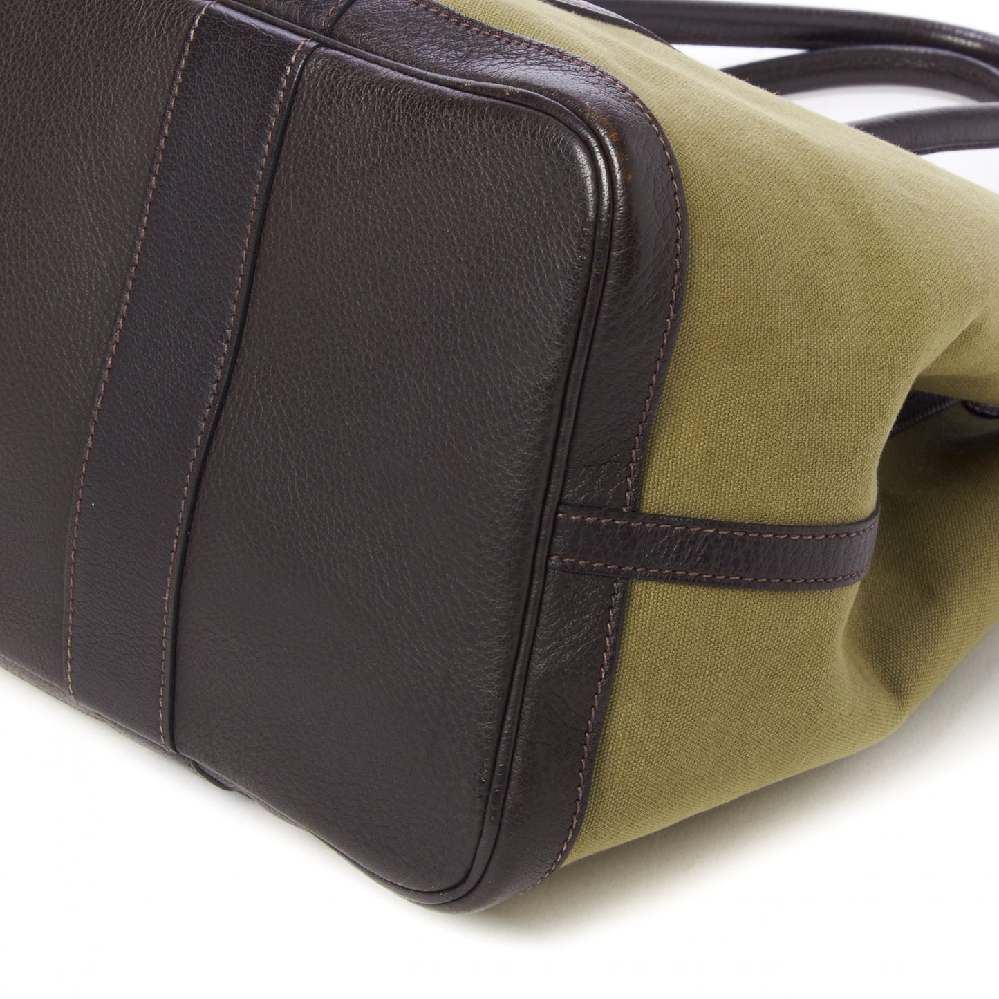 Buffle Skipper Toile Garden Party 36 MM Tote Olive