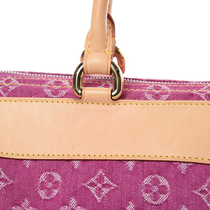 Louis Vuitton Monogram Denim Neo Speedy Fuchsia 11 of 13