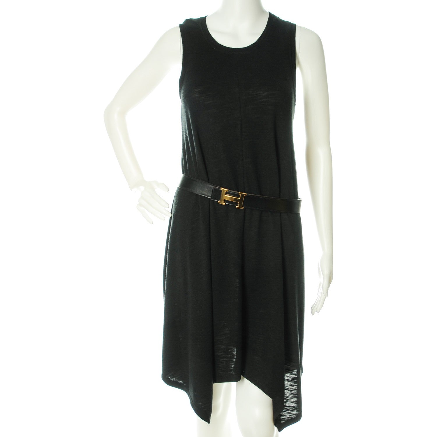Hermes Box Togo 32mm H Belt 85 Black Gold 2 of 7