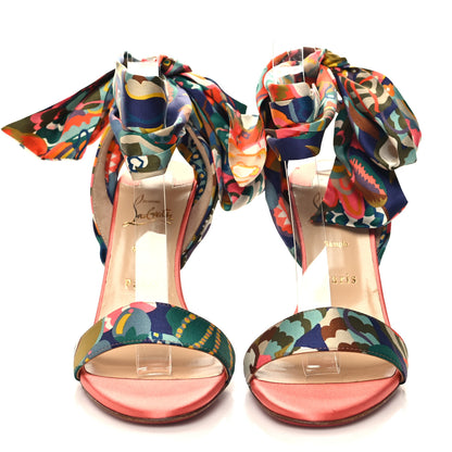 Christian Louboutin Satin Du Desert 100 Sandal 39 Charlotte 2 of 9