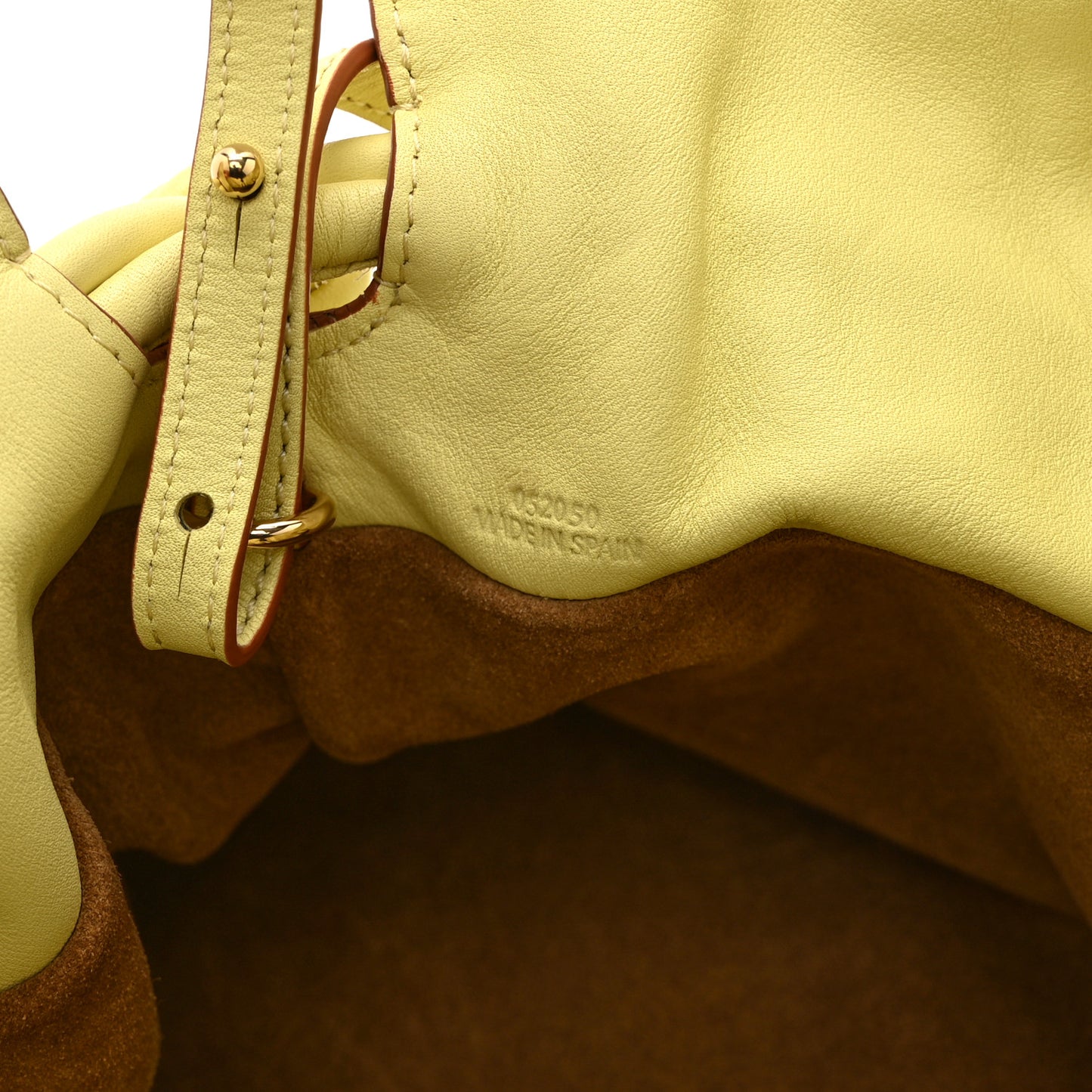 Calfskin Small Flamenco Knot Bag Yellow