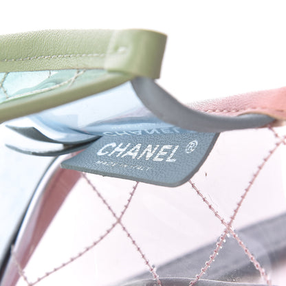 Chanel Lambskin PVC Quilted Mini Coco Splash Flap Blue Green 6 of 18