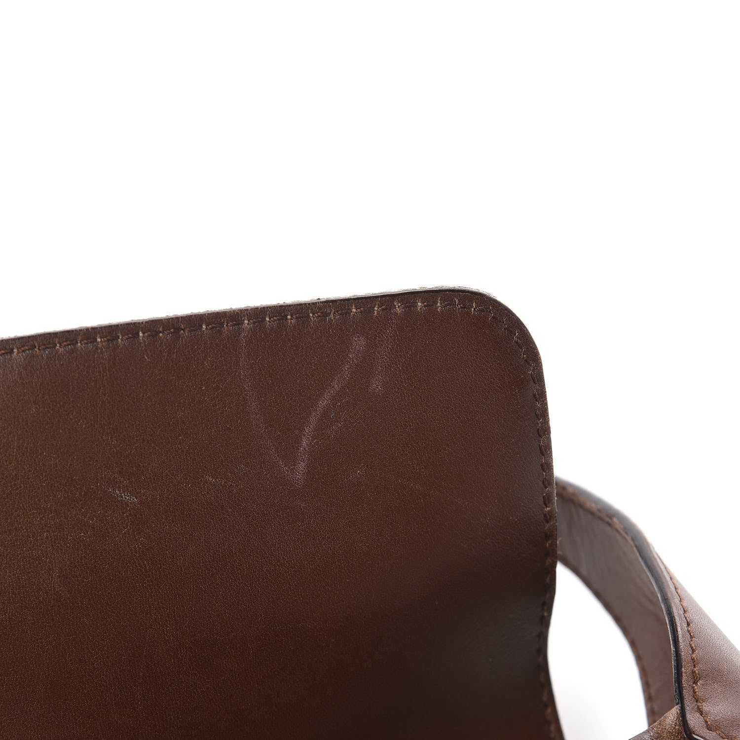 Gucci Monogram Jackie O Flap Bag Brown 10 of 15