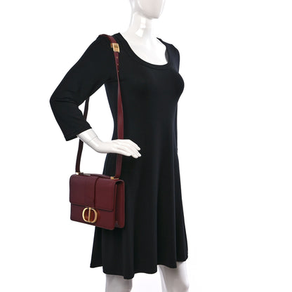 Christian Dior Grained Calfskin 30 Montaigne Flap Bag Red Brick 2 of 10
