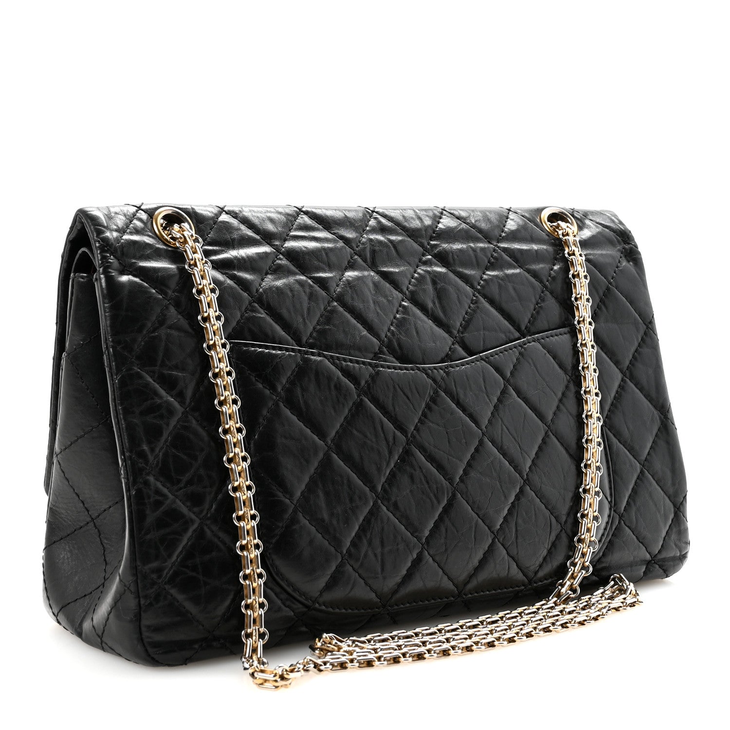 Chanel Aged Calfskin Quilted 2.55 Reissue 227 Flap Black 3 of 10