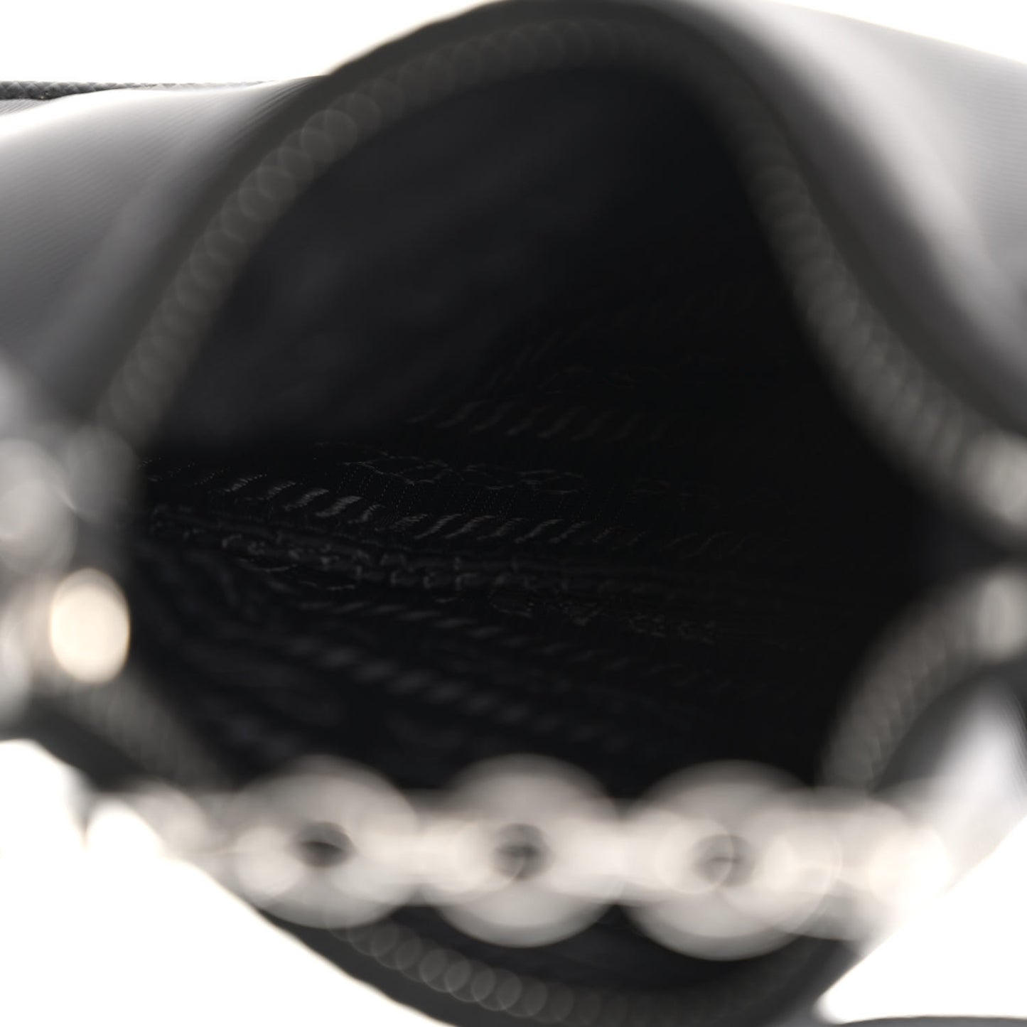 Tessuto Nylon Mini Re-Edition 2000 Shoulder Bag Black