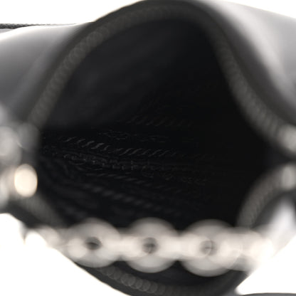 Prada Tessuto Nylon Mini Re-Edition 2000 Shoulder Bag Black 5 of 9