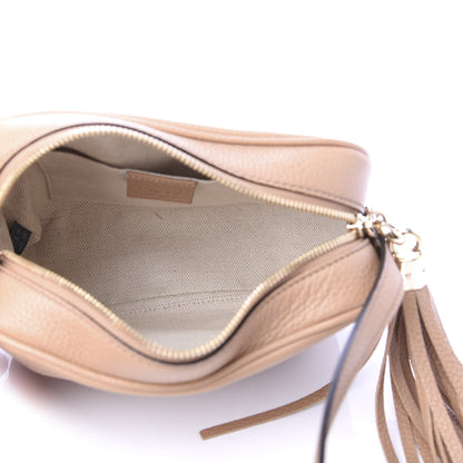 Gucci Pebbled Calfskin Small Soho Disco Bag Rose Beige 5 of 12