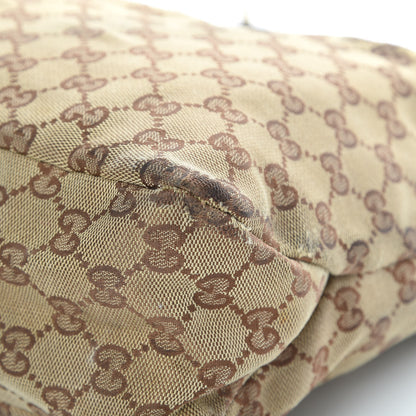 Gucci Monogram Medium Horsebit Chain Hobo Dark Brown 10 of 19