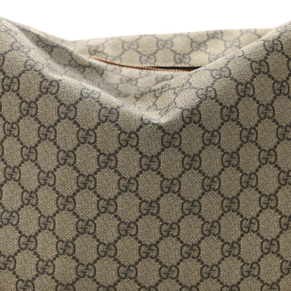 Gucci GG Supreme Monogram Large Linea A Hobo Light Brown 8 of 10