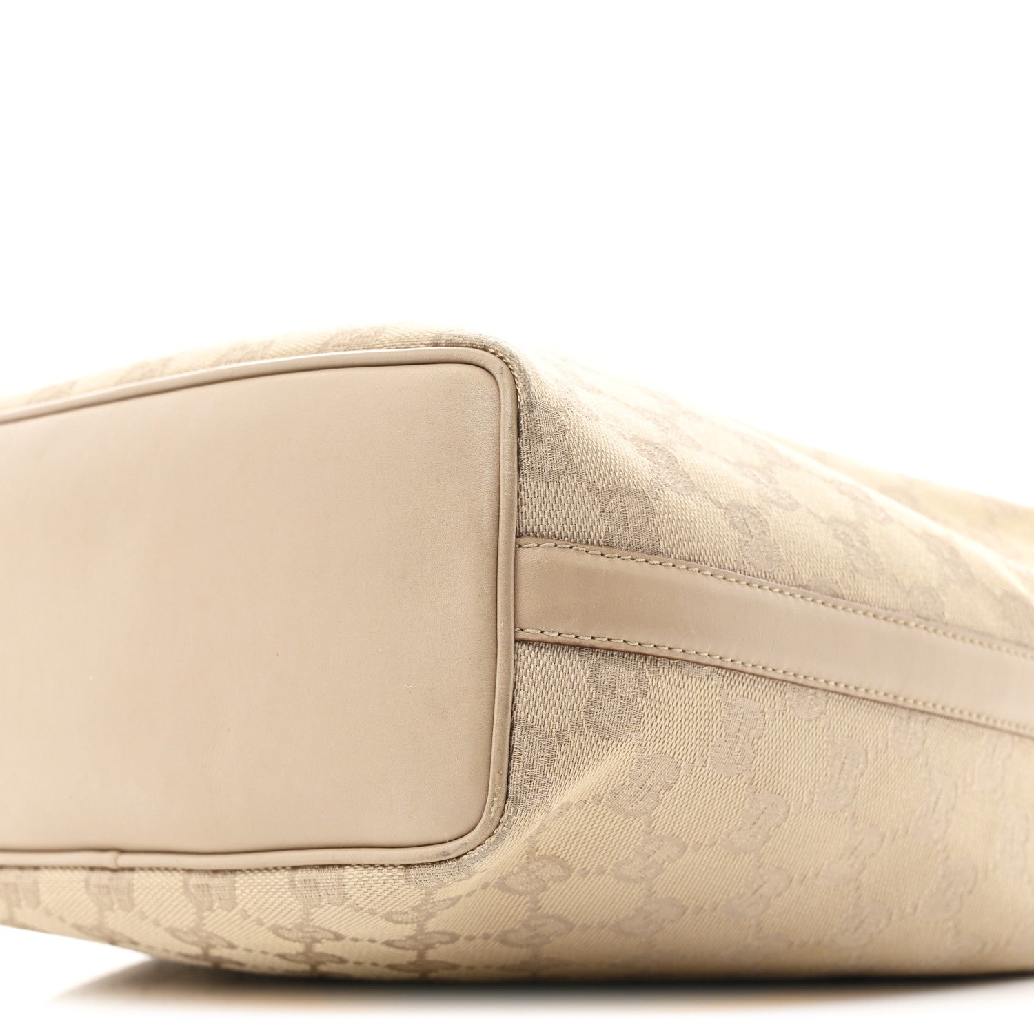Gucci Monogram Hobo Beige 10 of 11