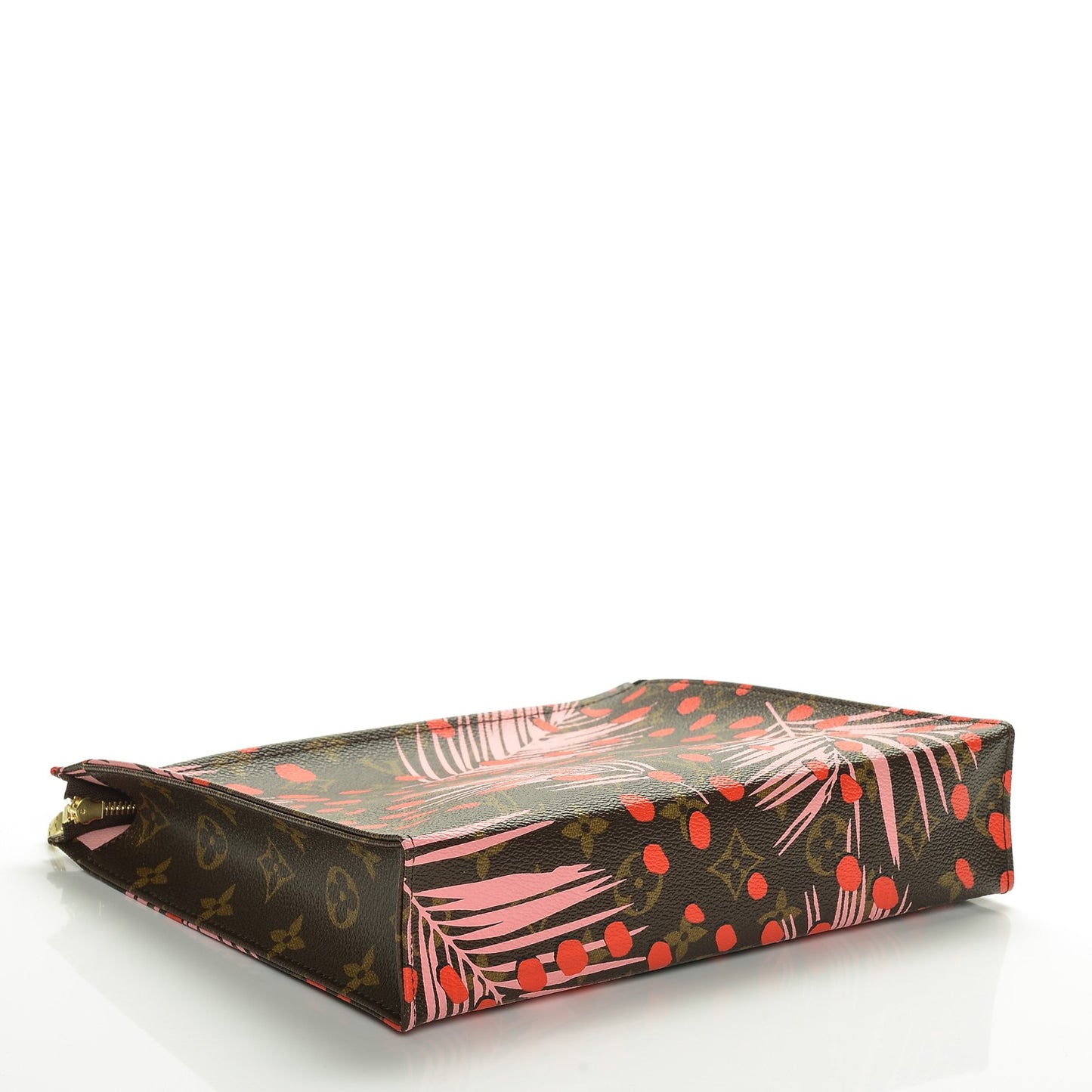 Monogram Jungle Dots Toiletry Pouch 26 Sugar Pink Poppy