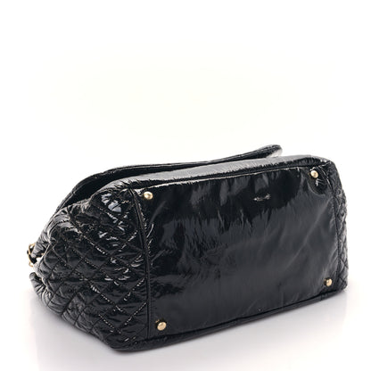 Chanel Vinyl XL Rock and Chain Flap Black 2 of 8