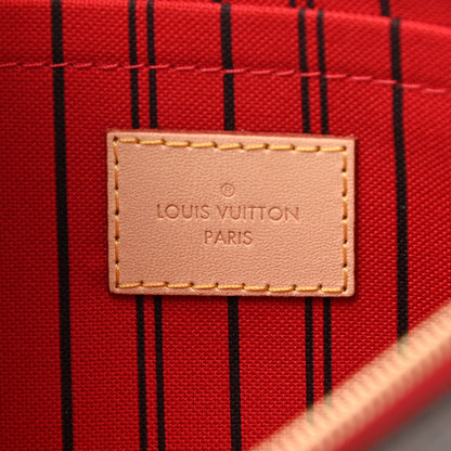 Louis Vuitton Monogram Neverfull MM GM Pochette Cherry 6 of 7