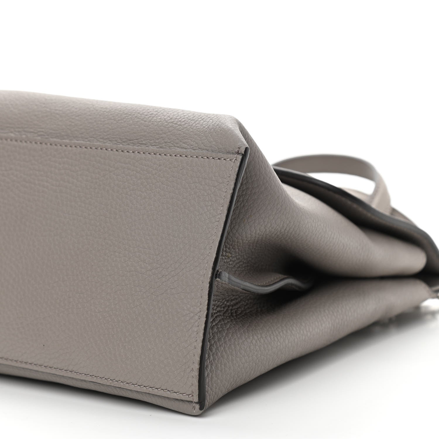 Gucci Cellarius Calfskin Medium Bamboo Daily Top Handle Bag Storm Grey 9 of 9