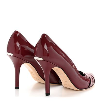 Christian Dior Patent D Glam Pumps 38 Rouge Fonce 5 of 12