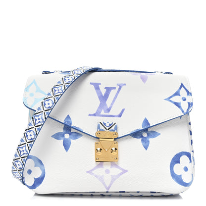Louis Vuitton Monogram Giant By The Pool Pochette Metis MM Blue 1 of 8