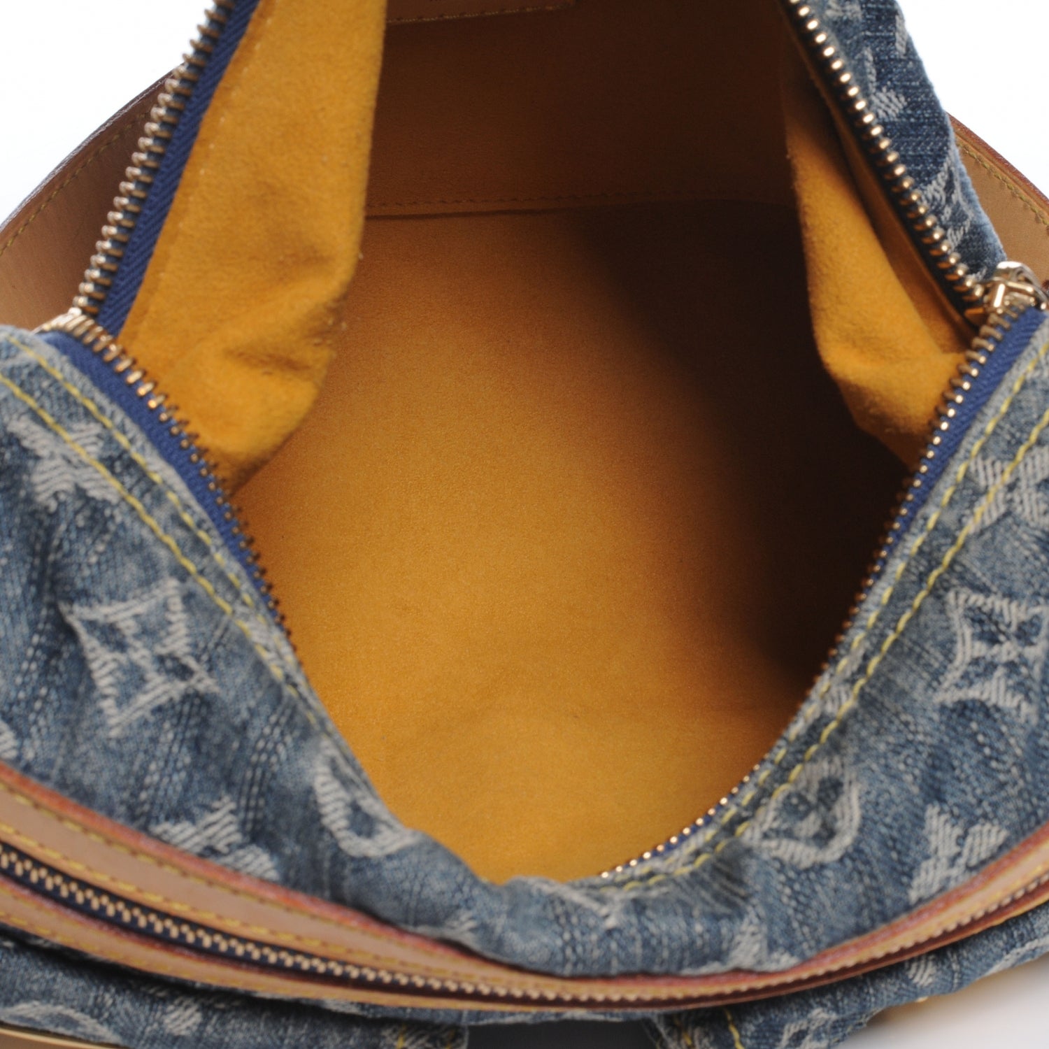 Louis Vuitton Monogram Denim Baggy PM Blue 5 of 7