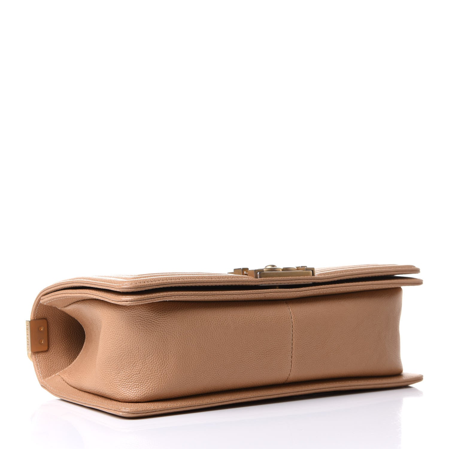 Chanel Caviar Quilted Medium Boy Flap Beige 4 of 13