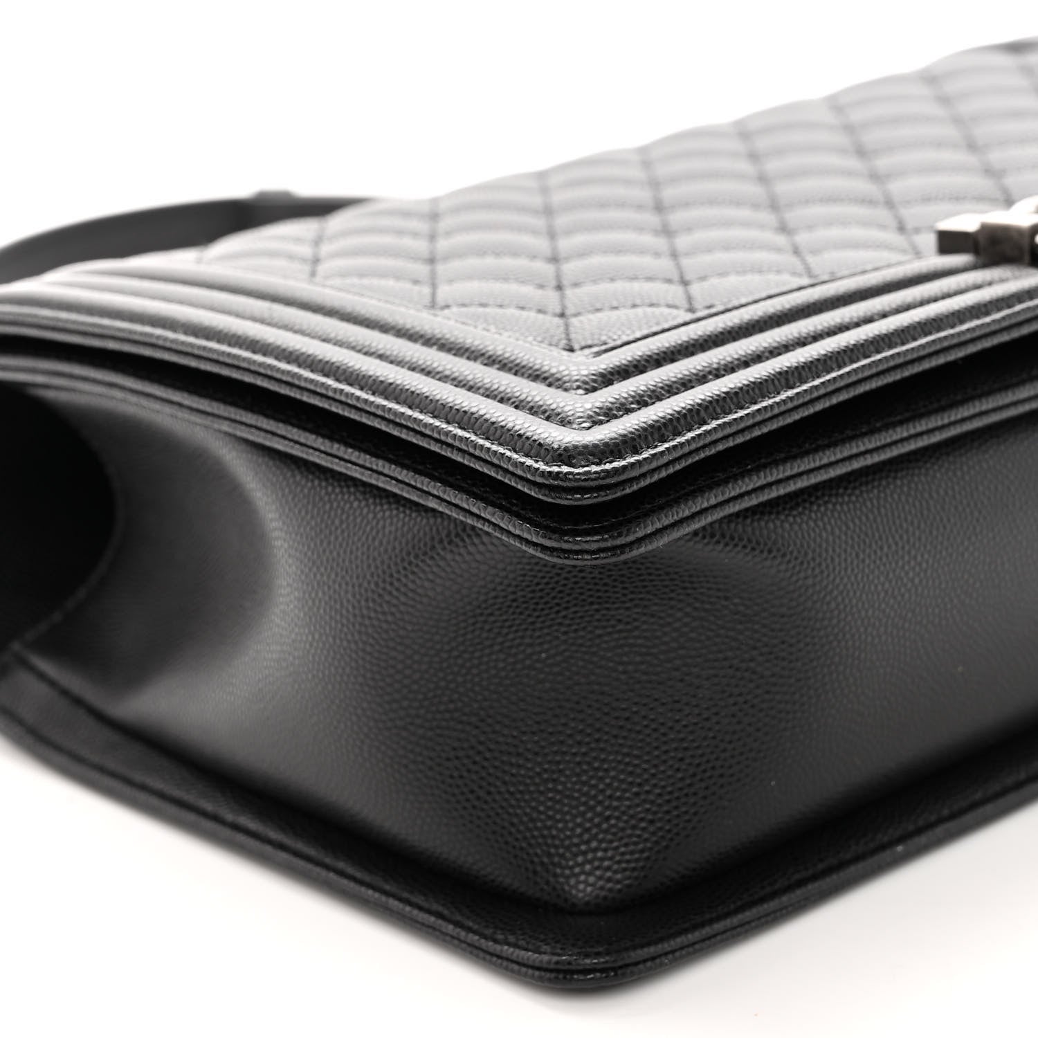 Chanel Caviar Quilted New Medium Boy Flap Black 8 of 9