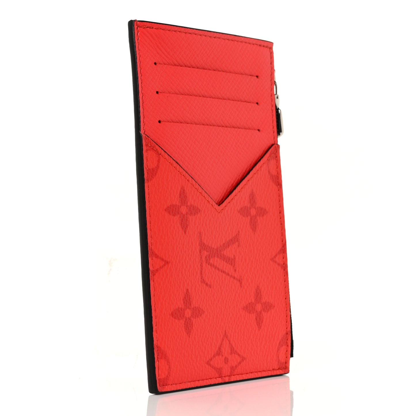 Taigarama Coin Card Holder Fire Red