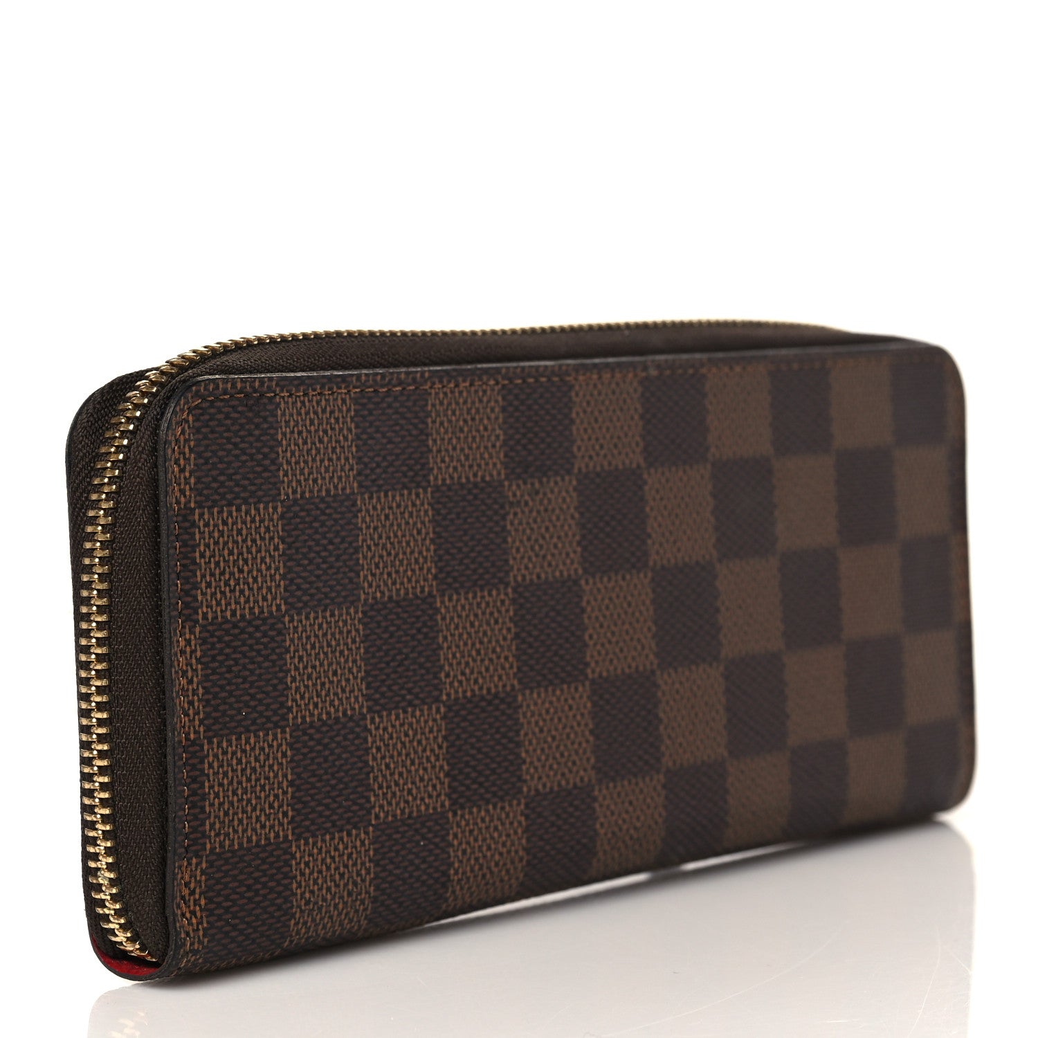Louis Vuitton Damier Ebene Clemence Wallet Cherry 3 of 7