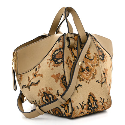 Loewe Suede Tapestry Small Hammock Shoulder Bag Multicolor 3 of 10