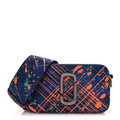 Marc Jacobs Calfskin Paint Splatter Snapshot Camera Bag Eclipse 1 of 10