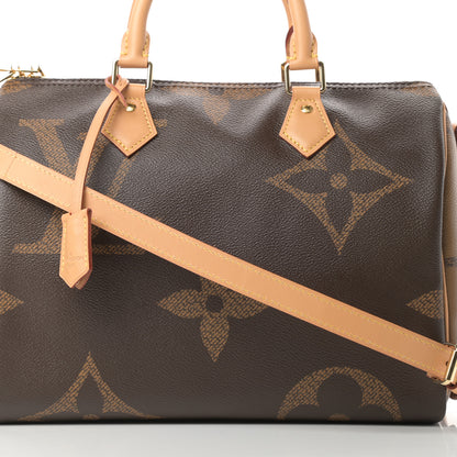 Louis Vuitton Reverse Monogram Giant Speedy Bandouliere 30 8 of 10
