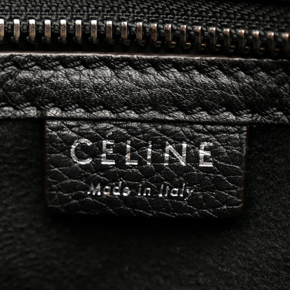 Celine Drummed Calfskin Nano Luggage Black 6 of 15