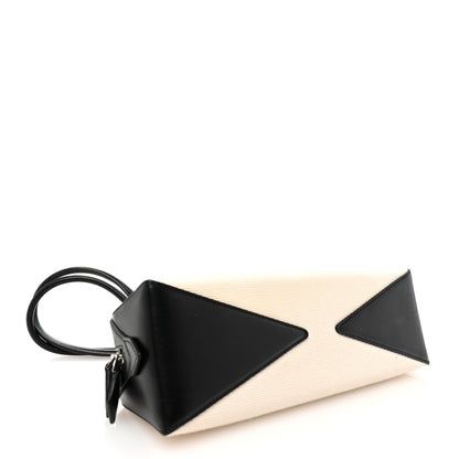 Alaia Canvas Calfskin Medium Le Teckel Bag Ecru 5 of 11